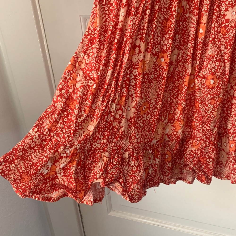 Universal Thread Red Floral Maxi Dress - Picture 6 of 10